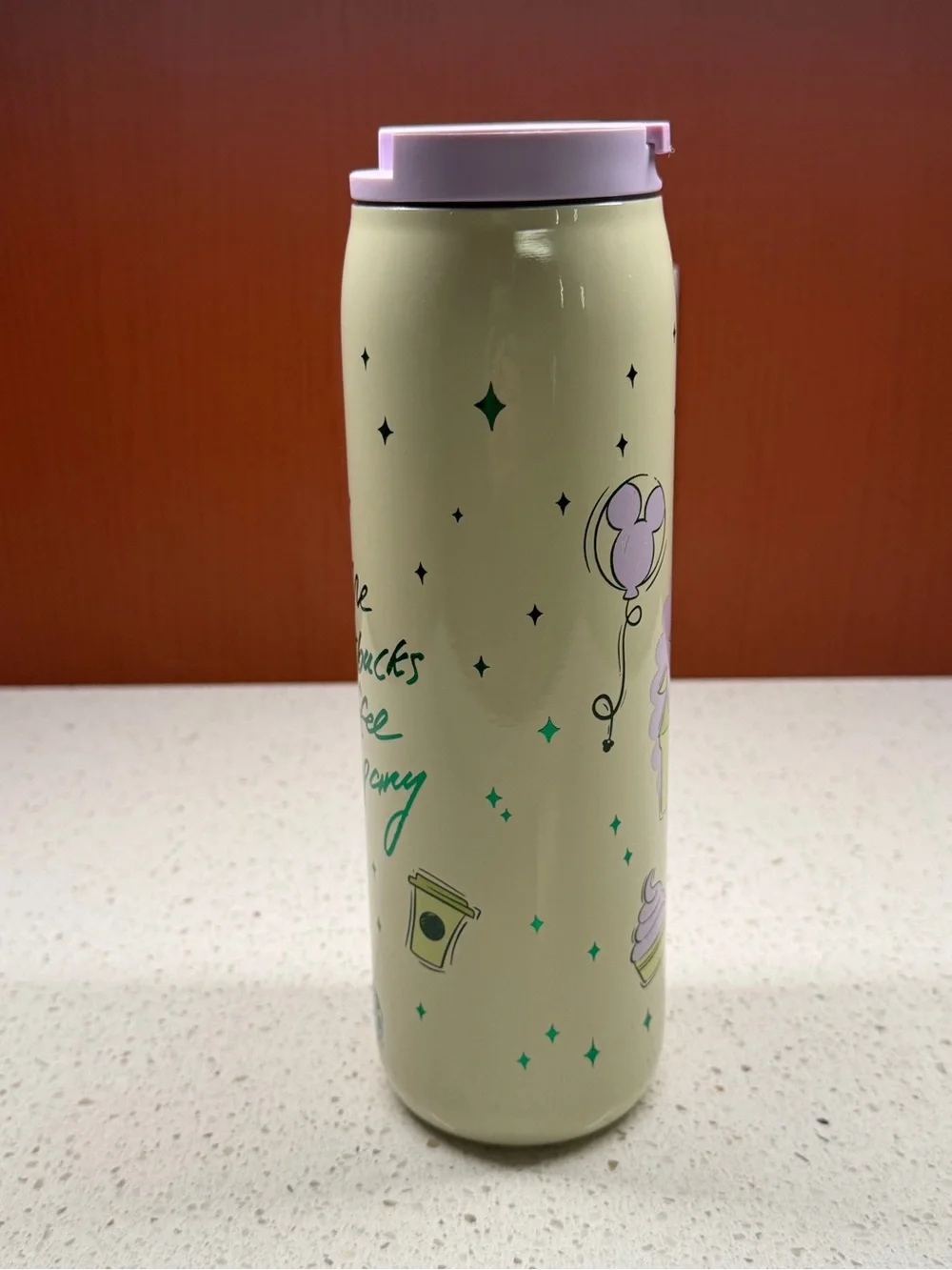 New 2026 Disney Parks Starbucks Summer Fun Mickey Castle Icons Steel Tumbler 16o
